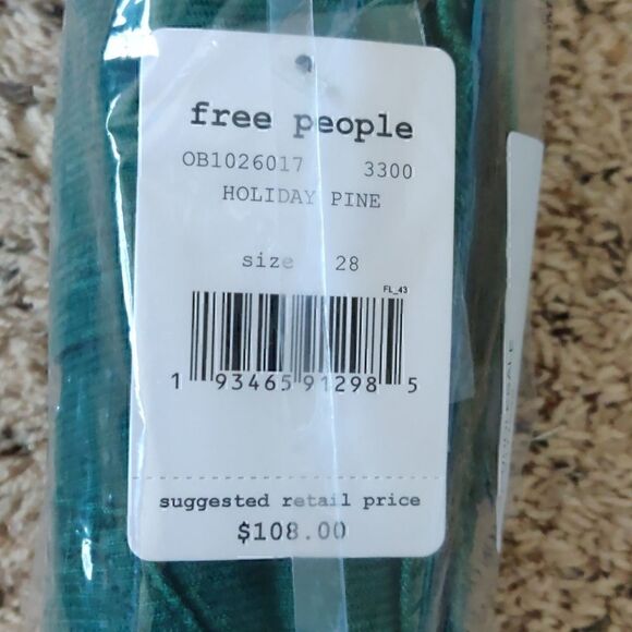 NEW $108 Free People Aces High Straight Cord 28 - Picture 14 of 16